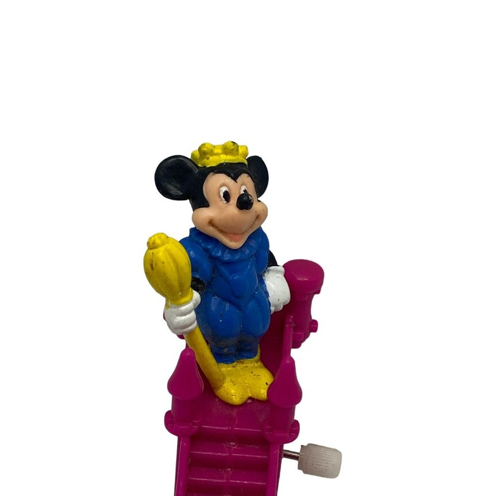 Action Figure Disney 1991 Burger King Mickey Mouse King Wind Up Toy